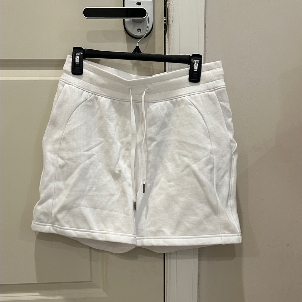 Lululemon Athletica White Athletic Shorts